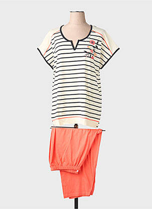 Pyjama tissage jersey orange ROSE POMME femme