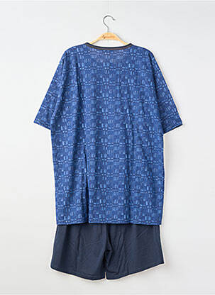 Pyjashort stretch bleu MASSANA homme