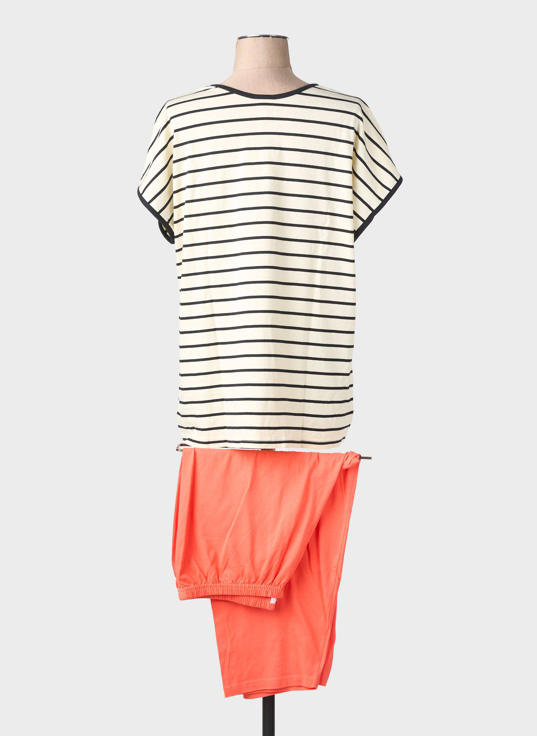 Pyjama tissage jersey orange ROSE POMME femme
