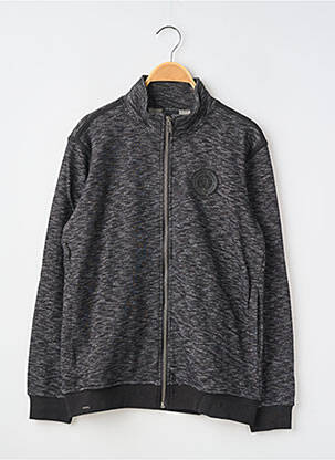 Veste casual col col montant noir BECKARO garçon