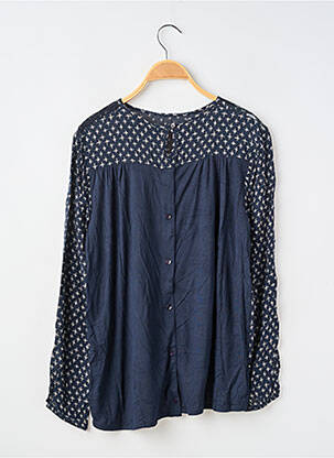 Top imprimé fantaisie manches longues bleu BECKARO fille
