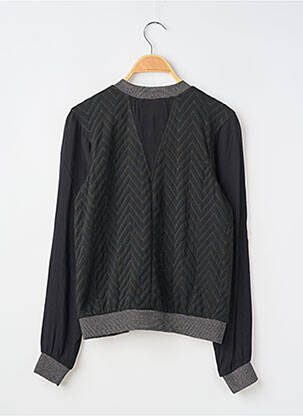 Veste casual col rond noir BECKARO fille