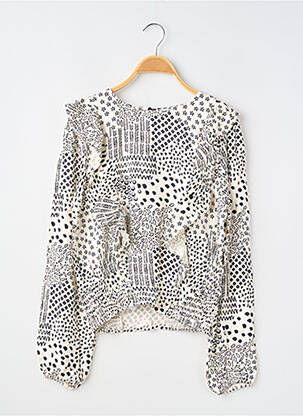 Blouse coupe fluide manches longues noir MAYORAL fille