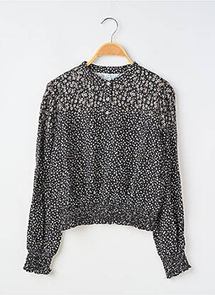 Blouse imprimé fantaisie manches longues noir MAYORAL fille