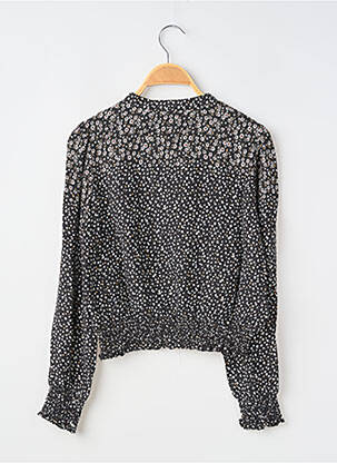 Blouse imprimé fantaisie manches longues noir MAYORAL fille