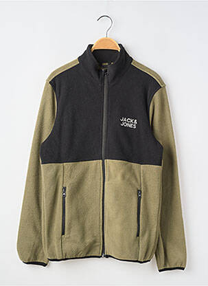 Polaire poches vert JACK & JONES garçon