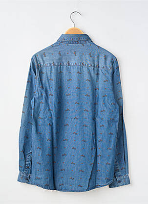 Chemise manches longues imprimé fantaisie bleu NUKUTAVAKE garçon