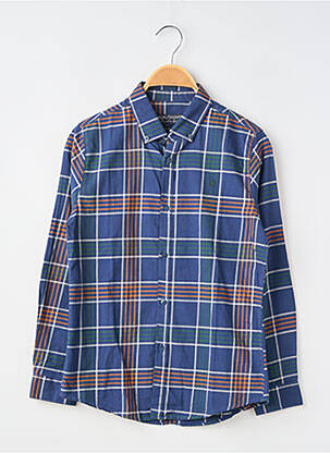 Chemise manches longues imprimé fantaisie bleu NUKUTAVAKE garçon
