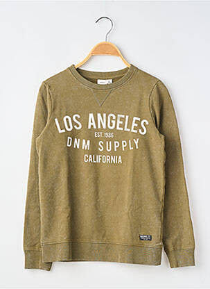 Sweat-shirt sérigraphie manches longues vert NAME IT enfant