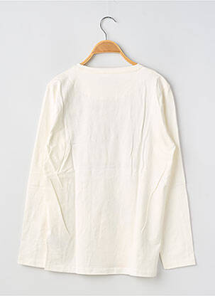 T-shirt manches longues manches longues blanc NUKUTAVAKE garçon