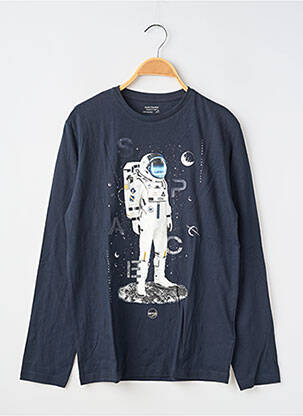 T-shirt manches longues manches longues bleu NUKUTAVAKE garçon