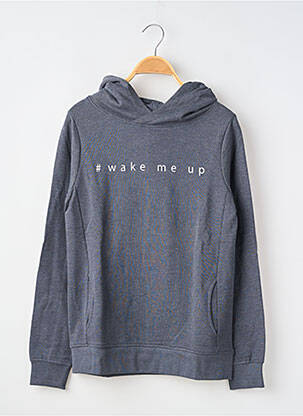 Sweat-shirt à capuche coupe droite manches longues gris NAME IT garçon