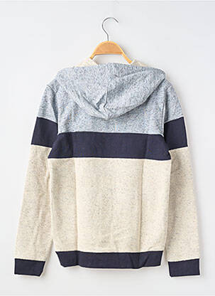 Sweat-shirt à capuche imprimé fantaisie manches longues gris BECKARO garçon