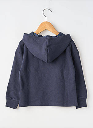 Sweat-shirt à capuche col v manches longues bleu KIDS ONLY garçon
