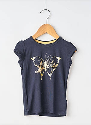 T-shirt coupe droite manches courtes bleu NAME IT fille