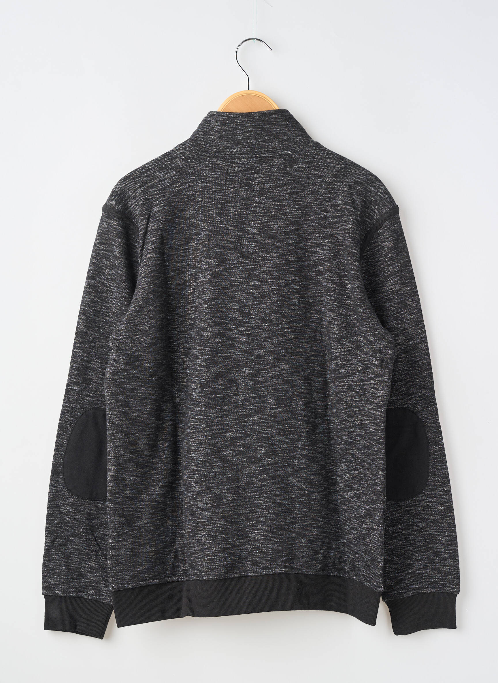 Veste casual col col montant noir BECKARO garçon