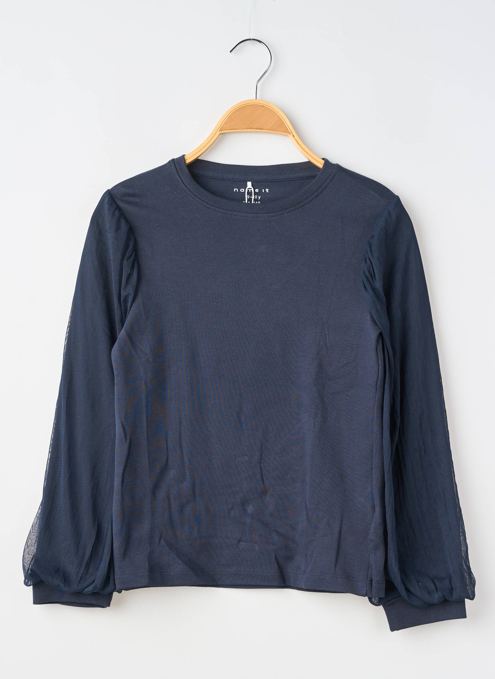 Sweat-shirt manches longues manches longues bleu NAME IT fille