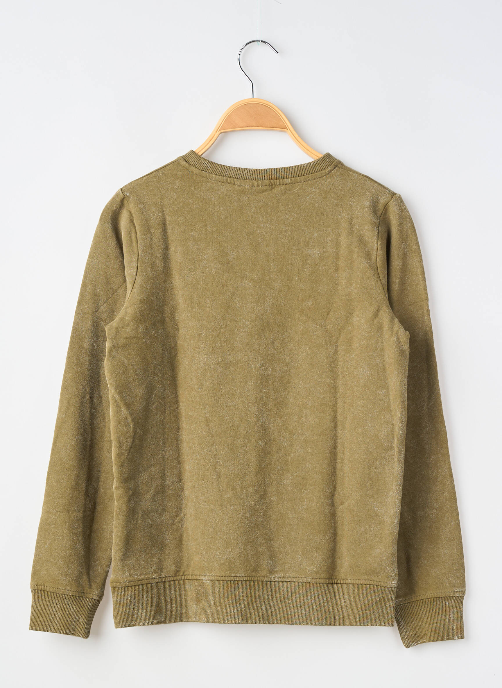 Sweat-shirt sérigraphie manches longues vert NAME IT enfant