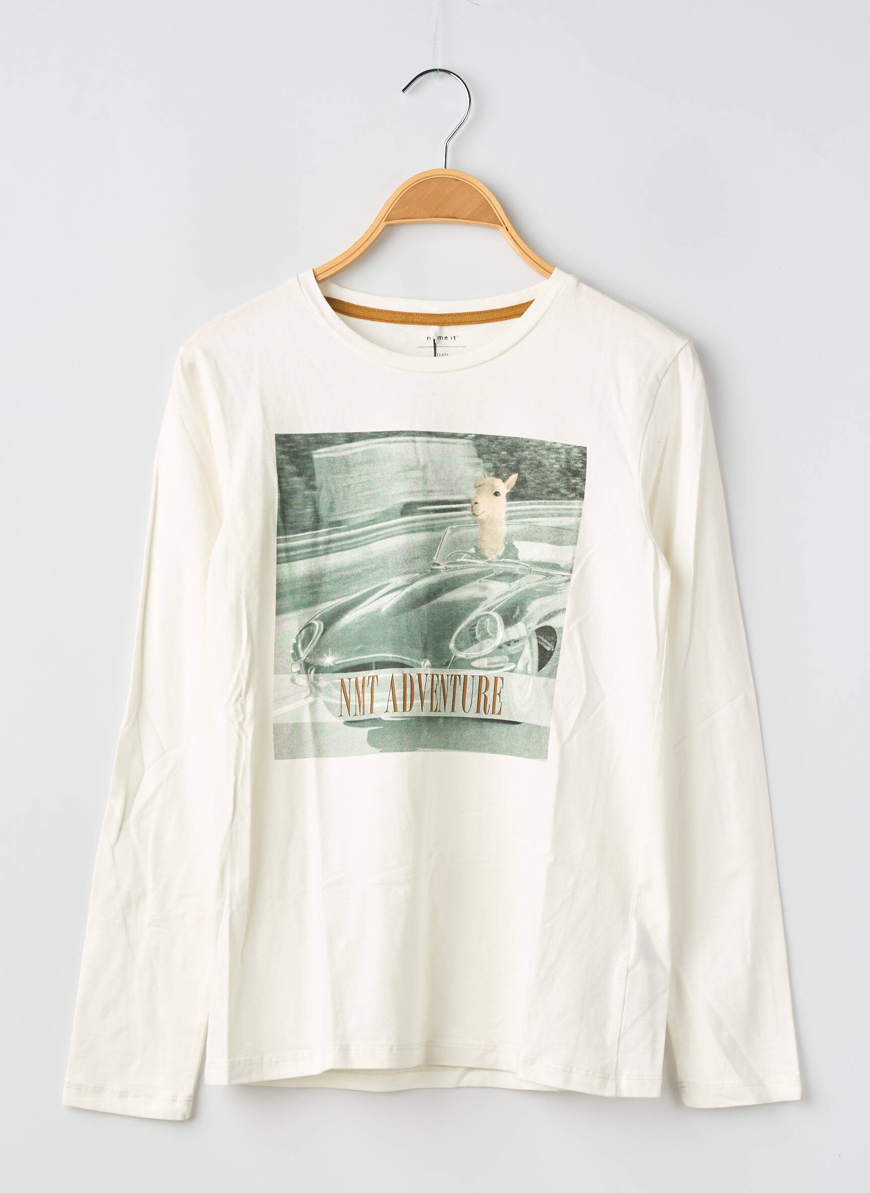 T-shirt manches longues manches longues blanc NAME IT garçon