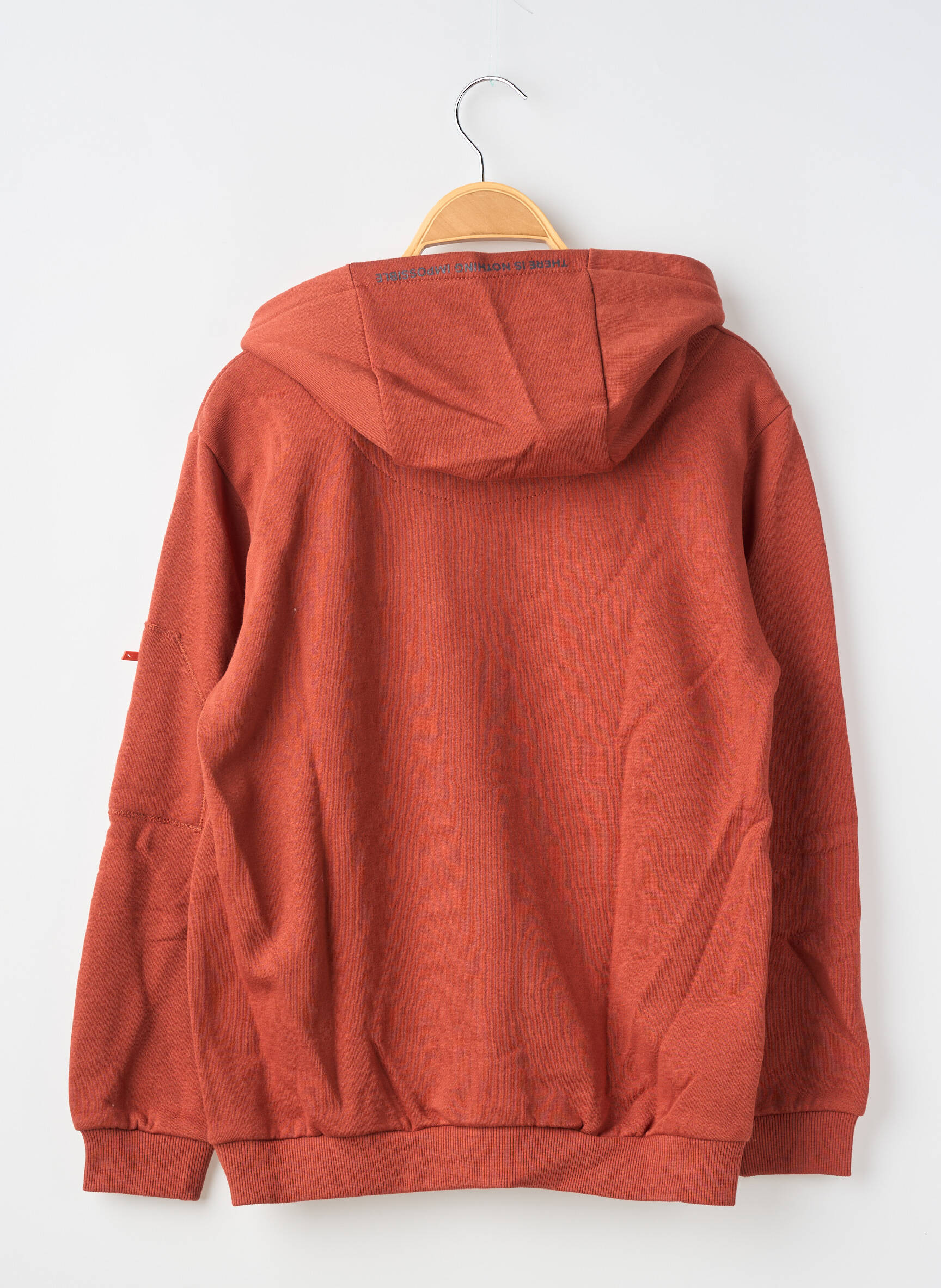 Sweat-shirt à capuche manches longues manches longues orange NUKUTAVAKE garçon