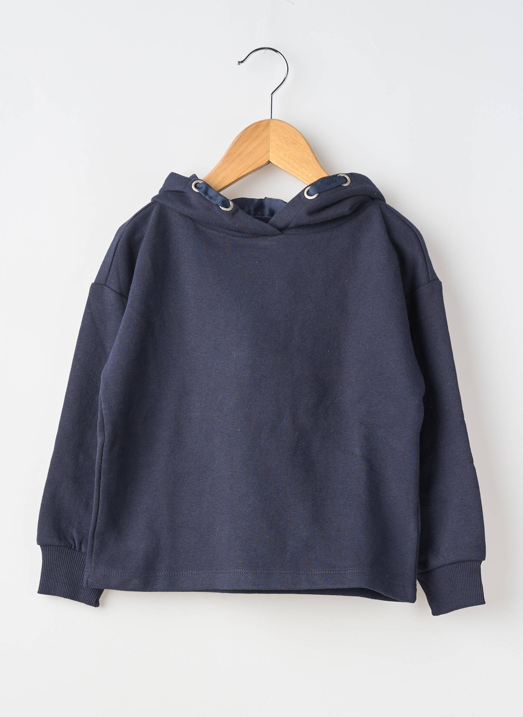 Sweat-shirt à capuche col v manches longues bleu KIDS ONLY garçon