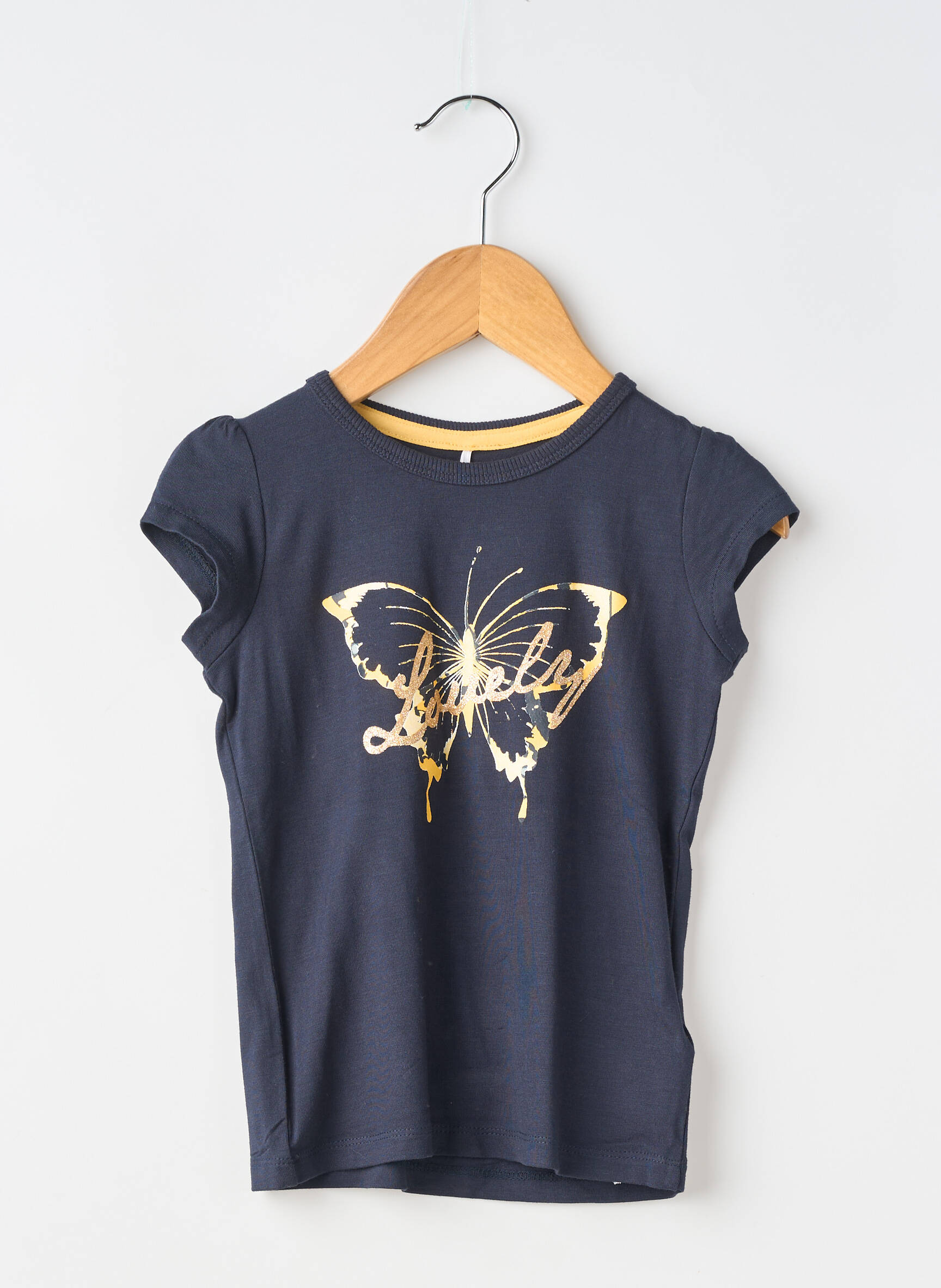T-shirt coupe droite manches courtes bleu NAME IT fille