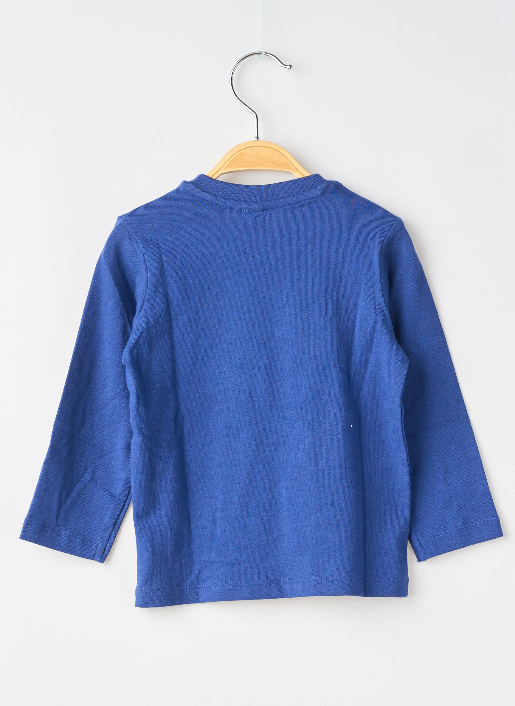 T-shirt manches longues manches longues bleu 3 POMMES garçon