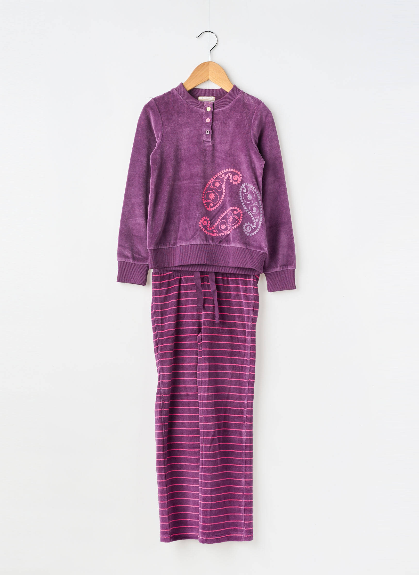 Pyjama imprimé fantaisie violet ORCHESTRA fille