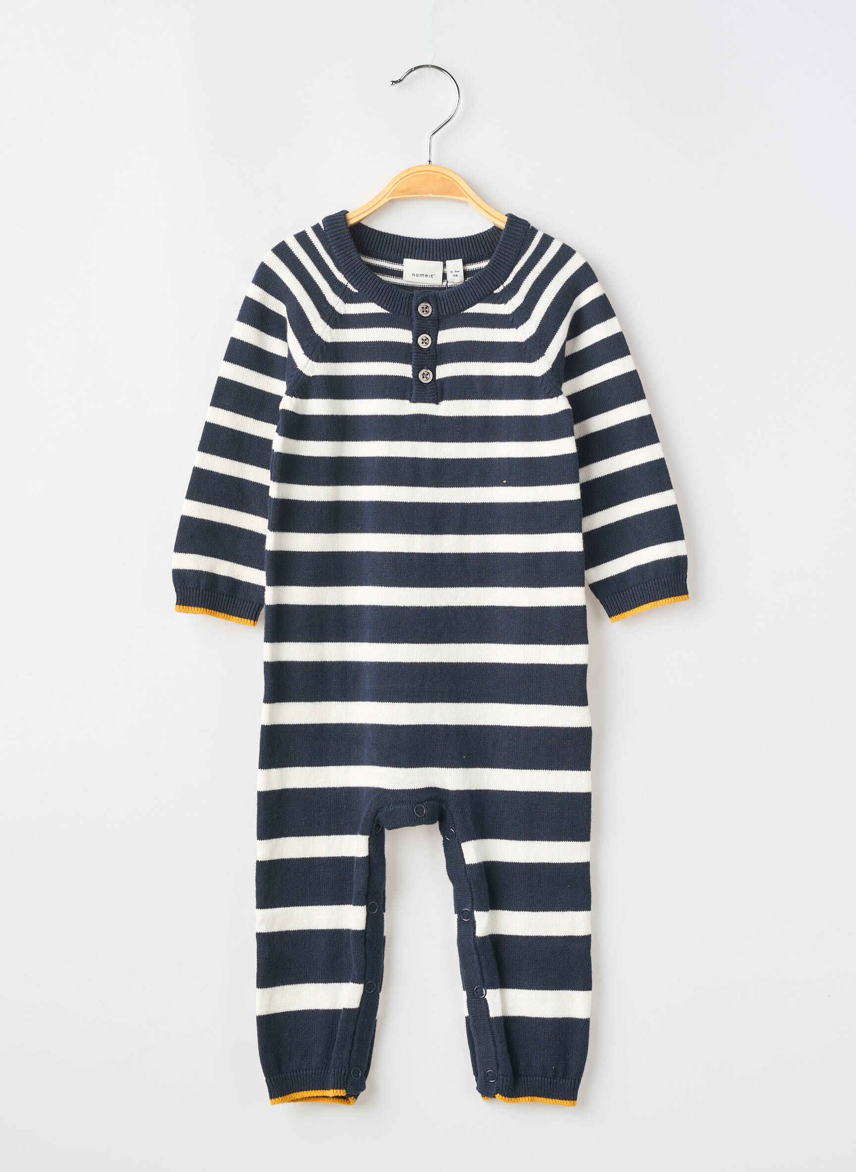 Combi-pantalon col rond bleu NAME IT enfant