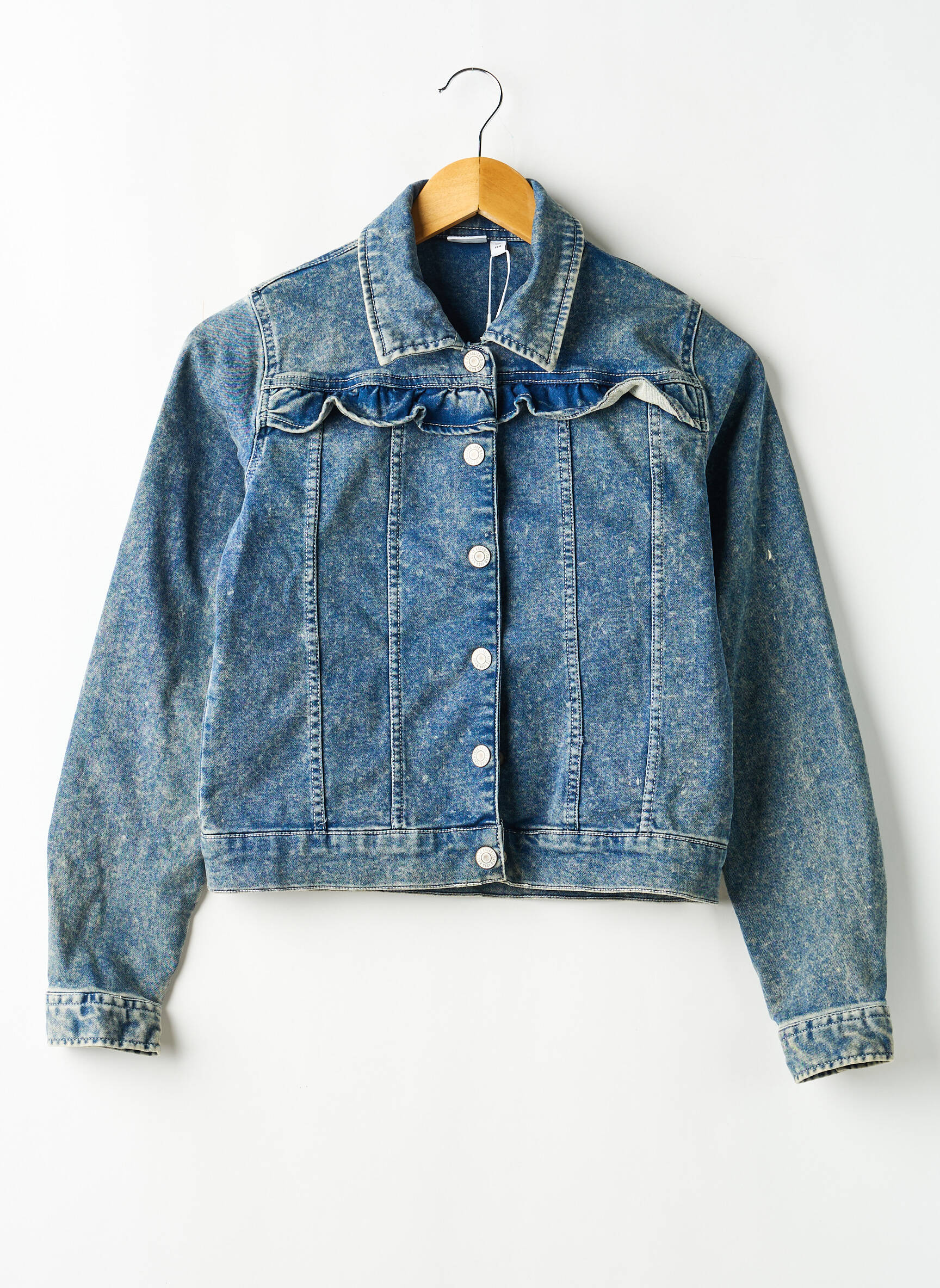 Veste casual col chemisier bleu NAME IT fille