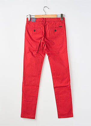 Pantalon chino coupe droite rouge NUKUTAVAKE garçon