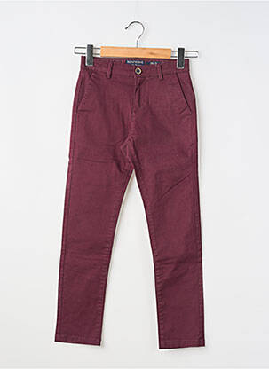 Pantalon chino poches violet NUKUTAVAKE garçon