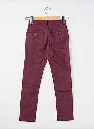 Pantalon chino poches violet NUKUTAVAKE garçon