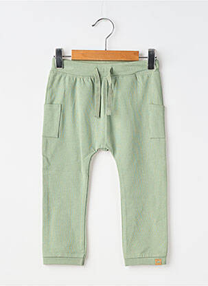 Jogging poches taille élastique vert NAME IT garçon