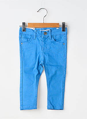 Pantalon slim fermeture zippée sous rabat boutonné bleu NAME IT garçon