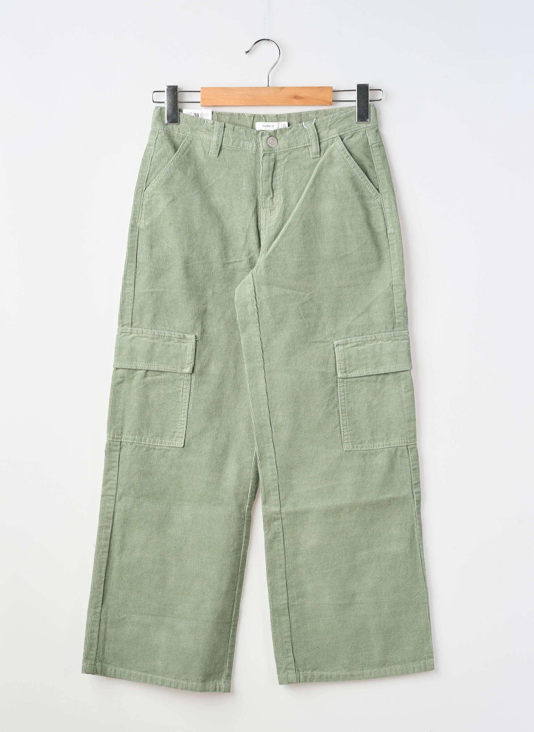 Pantalon cargo poches vert NAME IT garçon