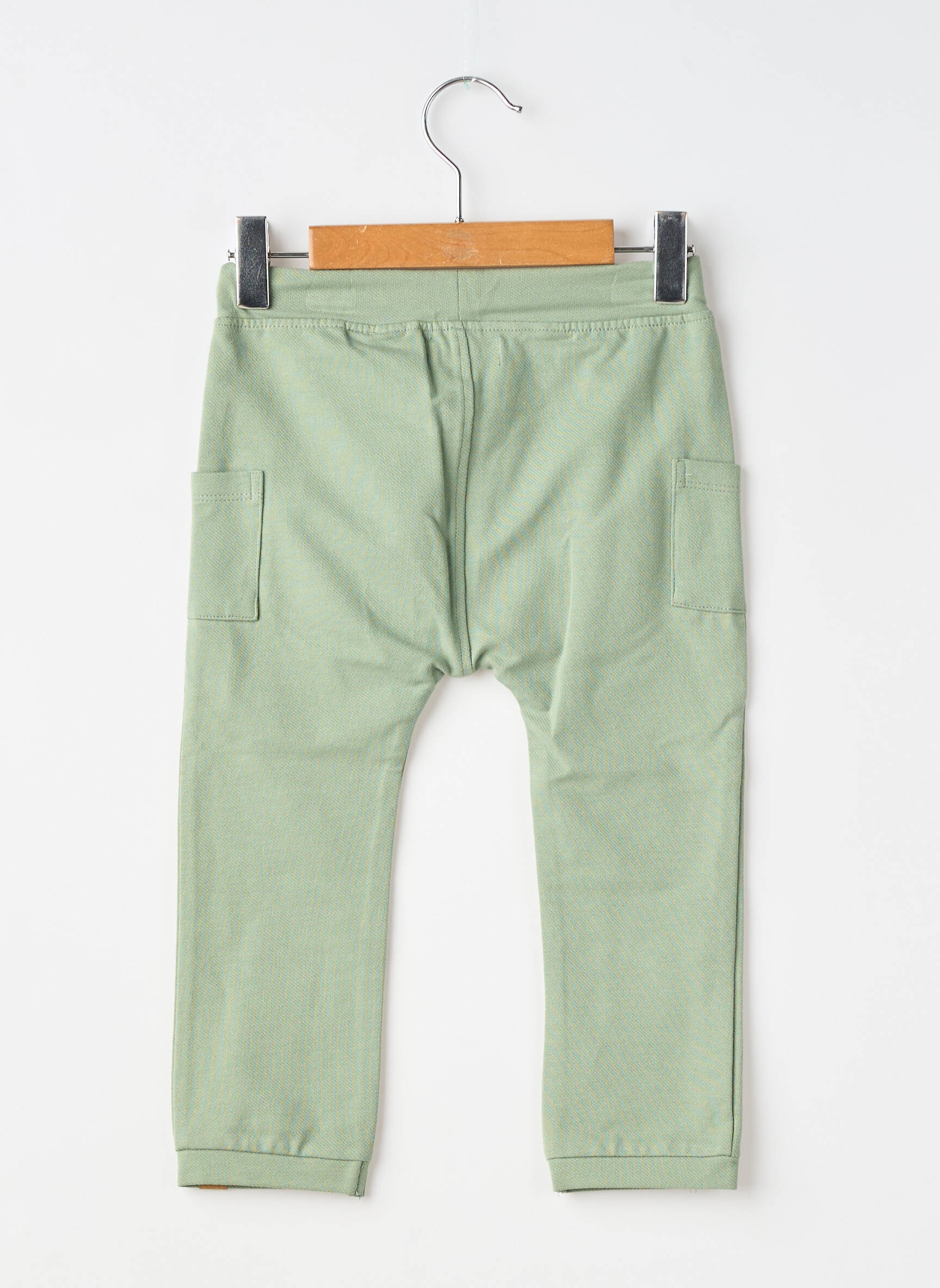 Jogging poches taille élastique vert NAME IT garçon