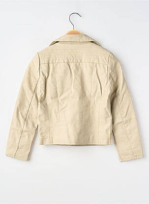 Veste simili cuir poches beige KIDS ONLY fille
