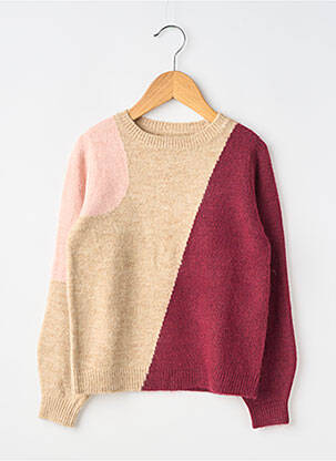 Pull manches longues manches longues beige KIDS ONLY fille