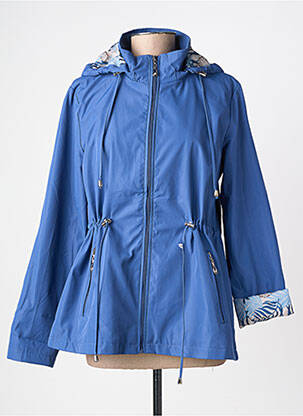 Parka fermeture zippée sur le devant a capuche bleu ANDREA LEE.IT femme