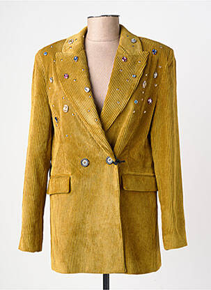 Blazer poches jaune MARYLEY femme