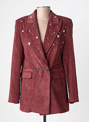 Blazer poches rouge MARYLEY femme
