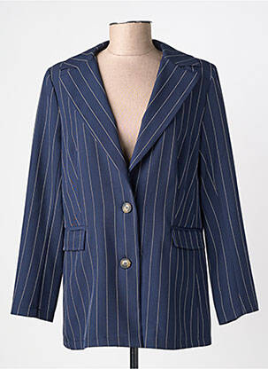 Blazer poches bleu HALOGENE femme