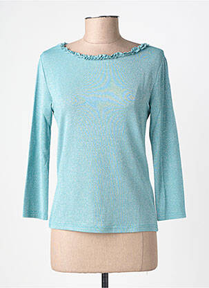 Top manches longues manches longues bleu EGO femme