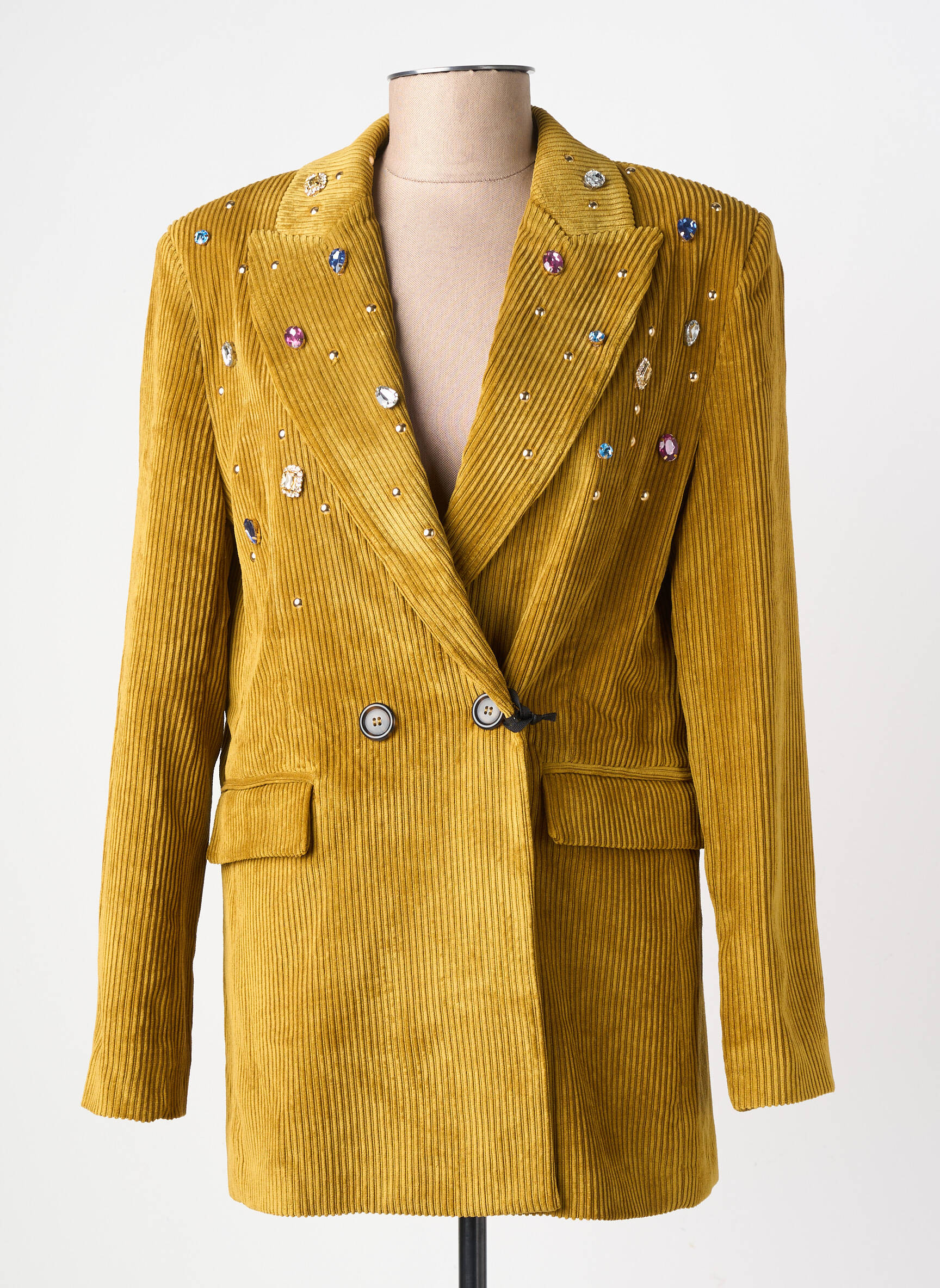 Blazer poches jaune MARYLEY femme