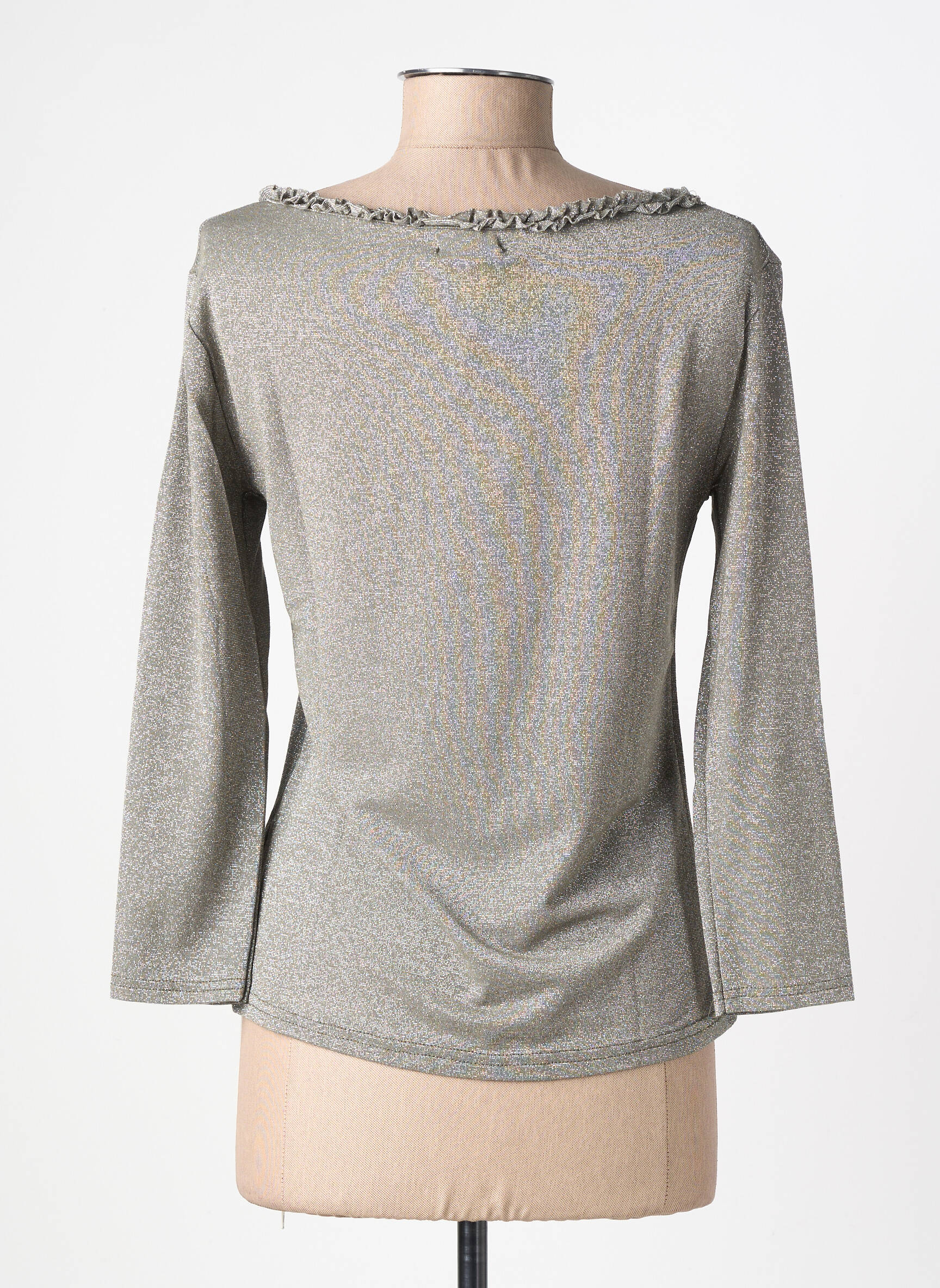 Top manches longues manches longues vert EGO femme
