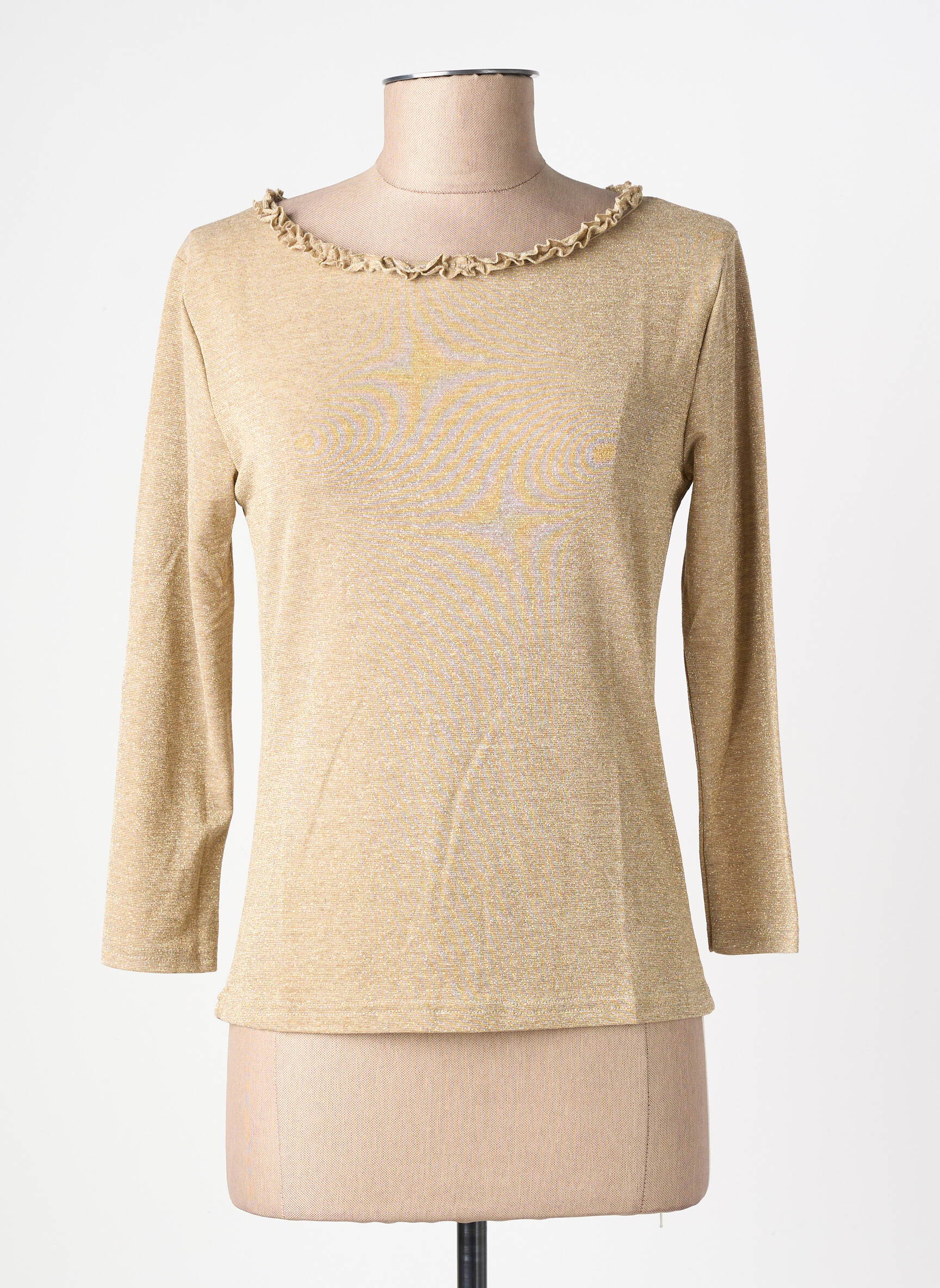 Top manches longues manches longues beige EGO femme