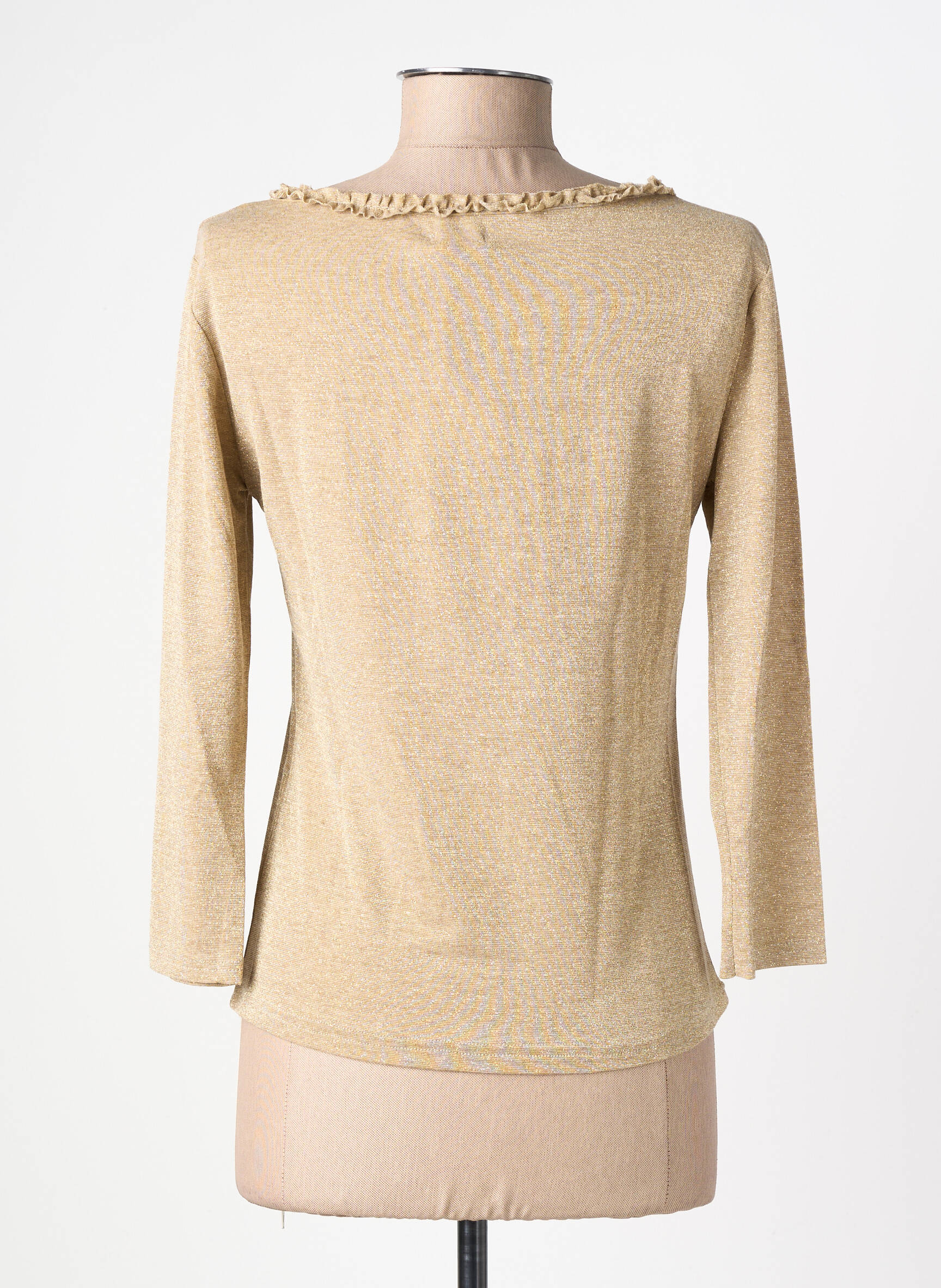 Top manches longues manches longues beige EGO femme