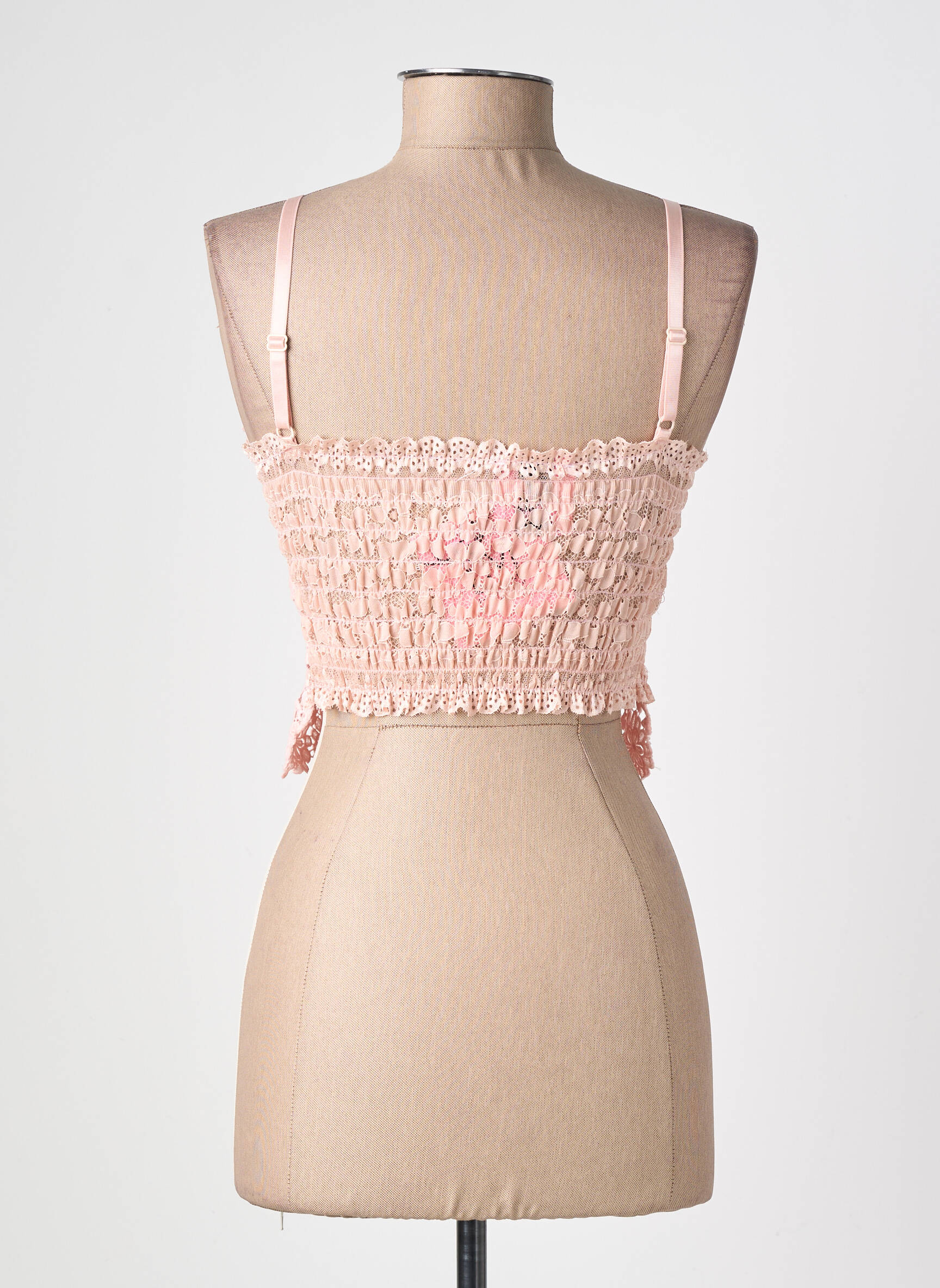 Top manches bretelles ajustables fines bretelles rose PATRICIA FORGEAL femme