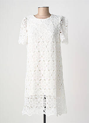 Robe courte manches courtes manches courtes beige IT HIPPIE femme